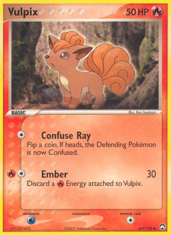 EX Power Keepers Vulpix #69/108